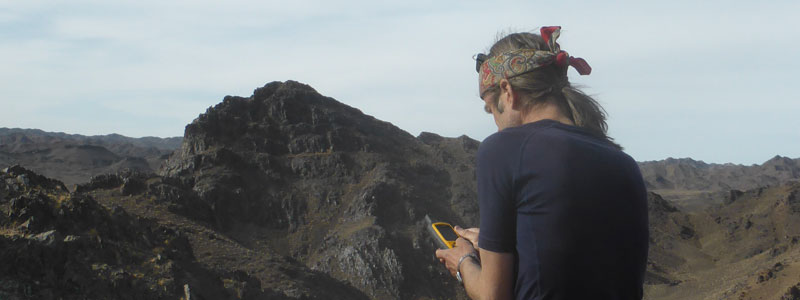 Snow Leopard Trust member with inReach